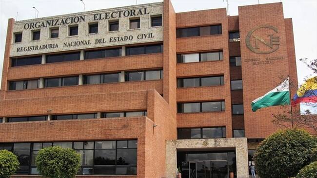 Puesto en el Consejo Nacional Electoral. Foto: Colprensa