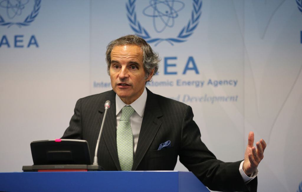 VIENNA, AUSTRIA - JUNE 6: Director General del Organismo Internacional de la Energía Atómica, RafaelMariano Grossi. (Photo by Askin Kiyagan/Anadolu Agency via Getty Images)