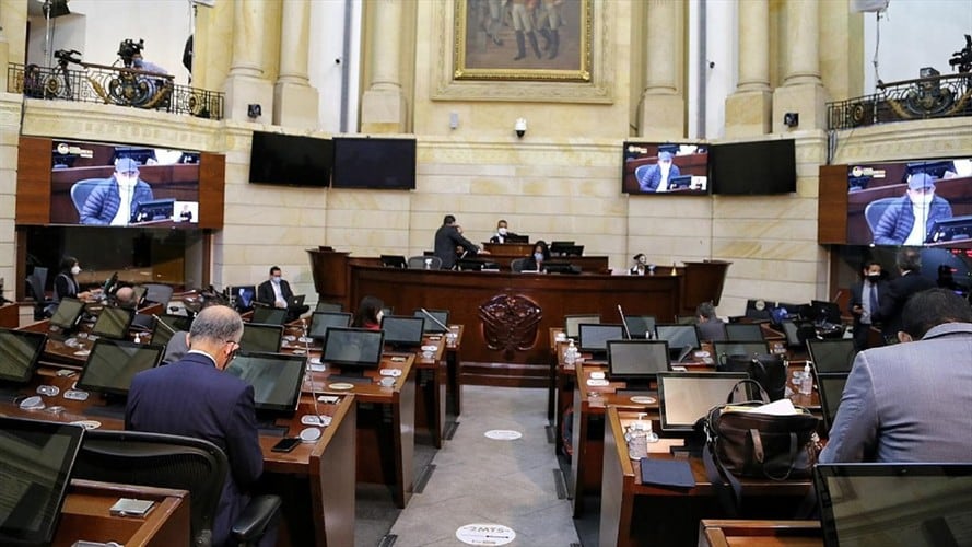 Senado de la República de Colombia. Foto: Colprensa