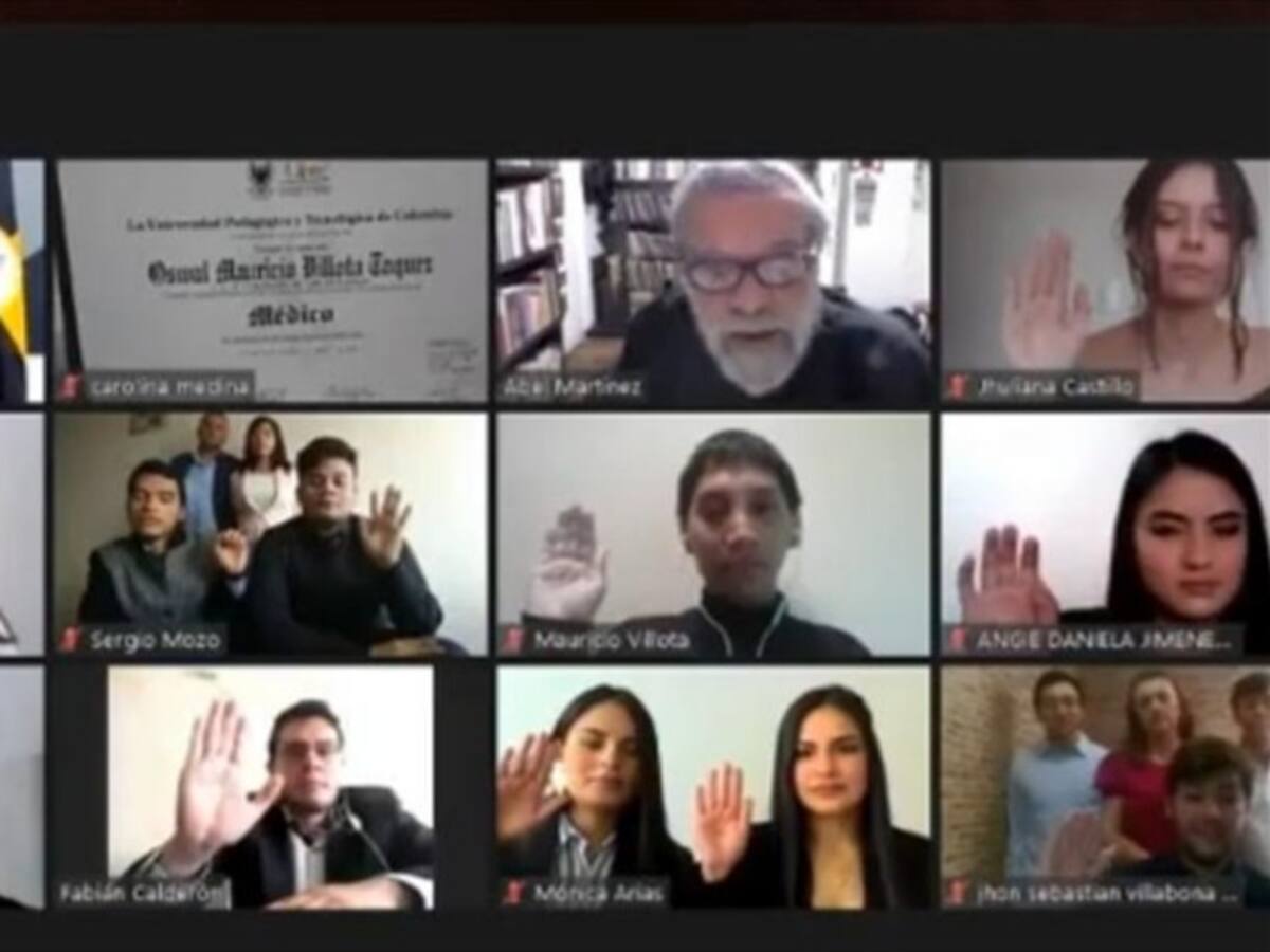 Luchar contra el COVID-19, la consigna de 46 egresados de medicina de la UPTC