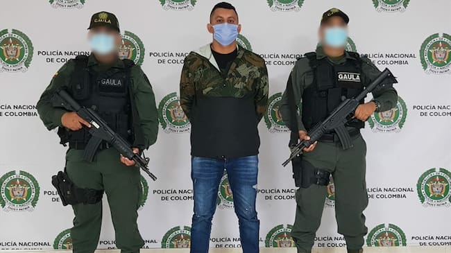 Policía capturó a presunto cabecilla financiero del Clan del Golfo en Tierralta, Córdoba.Foto: prensa Policía Córdoba.