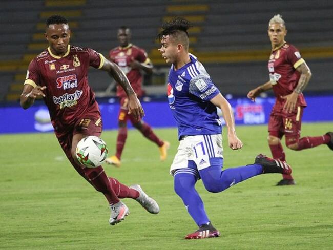 ¿Quién debe ser el próximo campeón del fútbol colombiano entre Millonarios y Tolima?. Foto: Colprensa / DIMAYOR