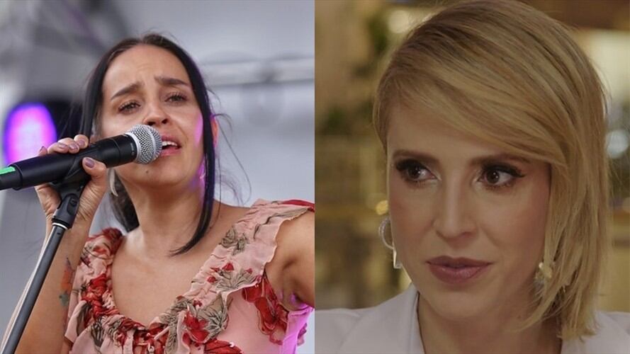 La modelo y presentadora Alejandra Azcárate y la actriz y cantante Diana Ángel. Foto: Colprensa