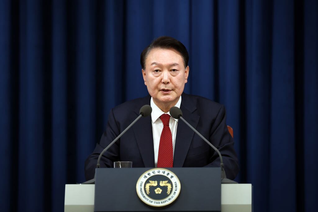 Yoon Suk Yeol. I Foto: South Korean Presidential Office via Getty Images.