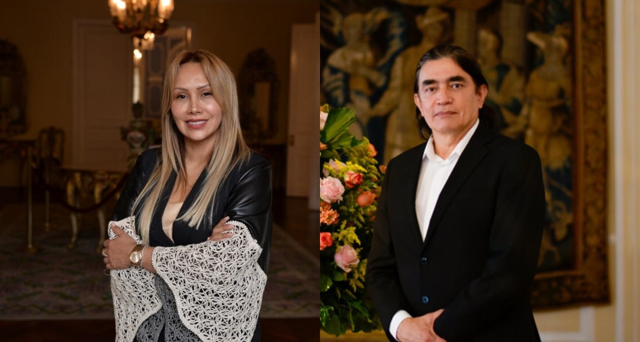 Gustavo Bolívar y Sandra Ortiz. Foto: Colprensa.