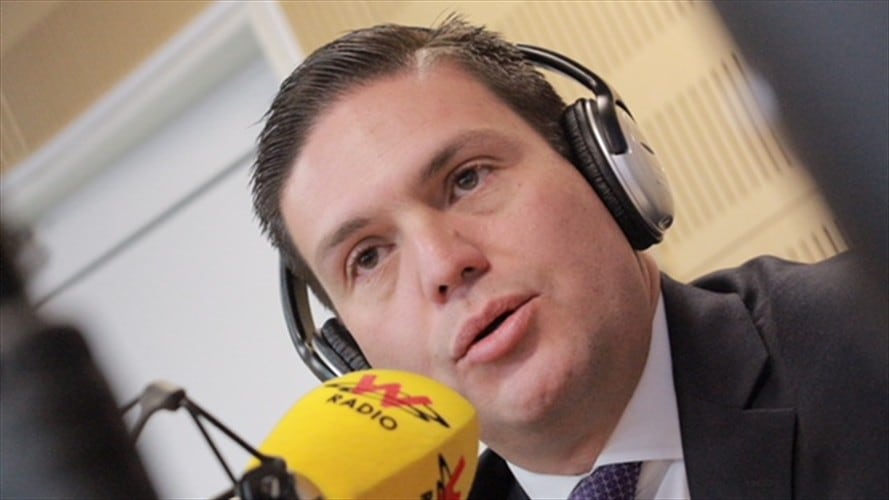 Juan Carlos Pinzón en La W. Foto: La W con Vicky Dávila