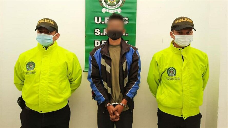 Los hechos ocurrieron en el municipio de Nobsa en febrero del año 2020.. Foto: Policía de Boyacá