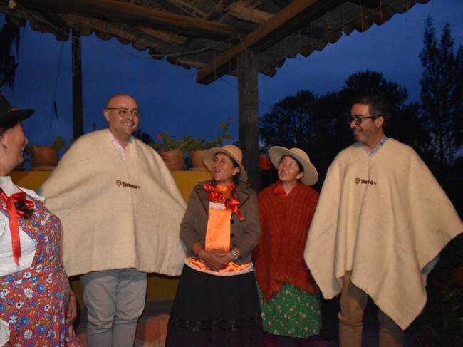 Foto/Embajada de la UE durante su visita a varios municipios de Boyacá.