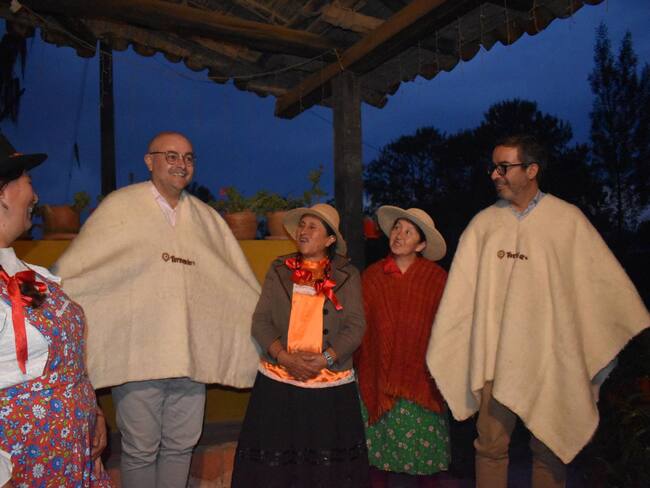 Foto/Embajada de la UE durante su visita a varios municipios de Boyacá.