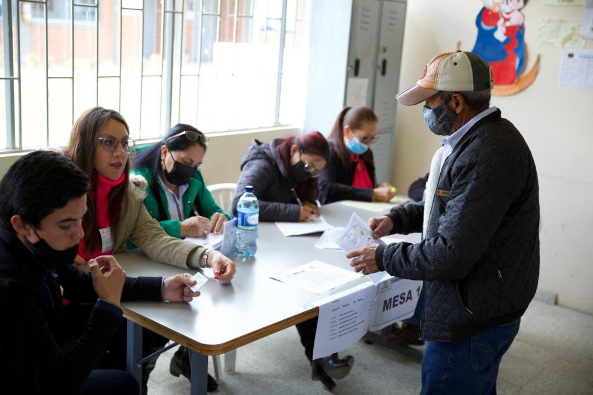 Jurados de votación en Magdalena. Foto: Cortesía Registraduría
