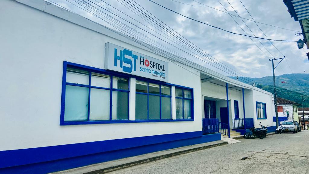 Hospital Santa Teresita en Pácora, Caldas. Foto suministrada.