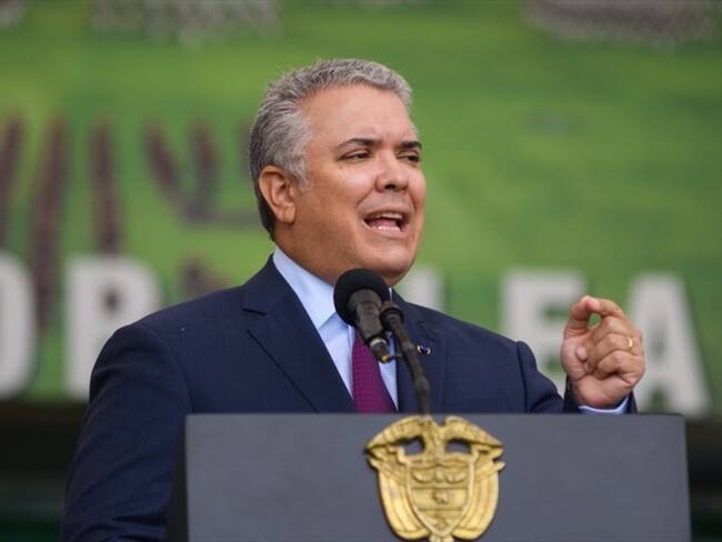 El presidente Iván Duque hizo un nuevo pronunciamiento sobre el informe de la CIDH. Foto: Presidencia de la República
