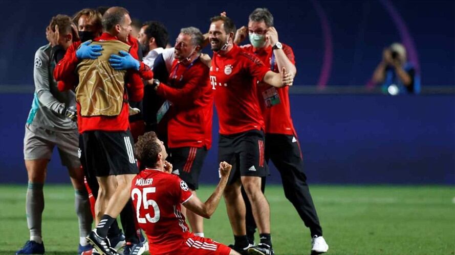 Fue un jugador francés y formado en la cantera del PSG, Kingsley Coman, el autor del único gol del partido. Foto: AFP