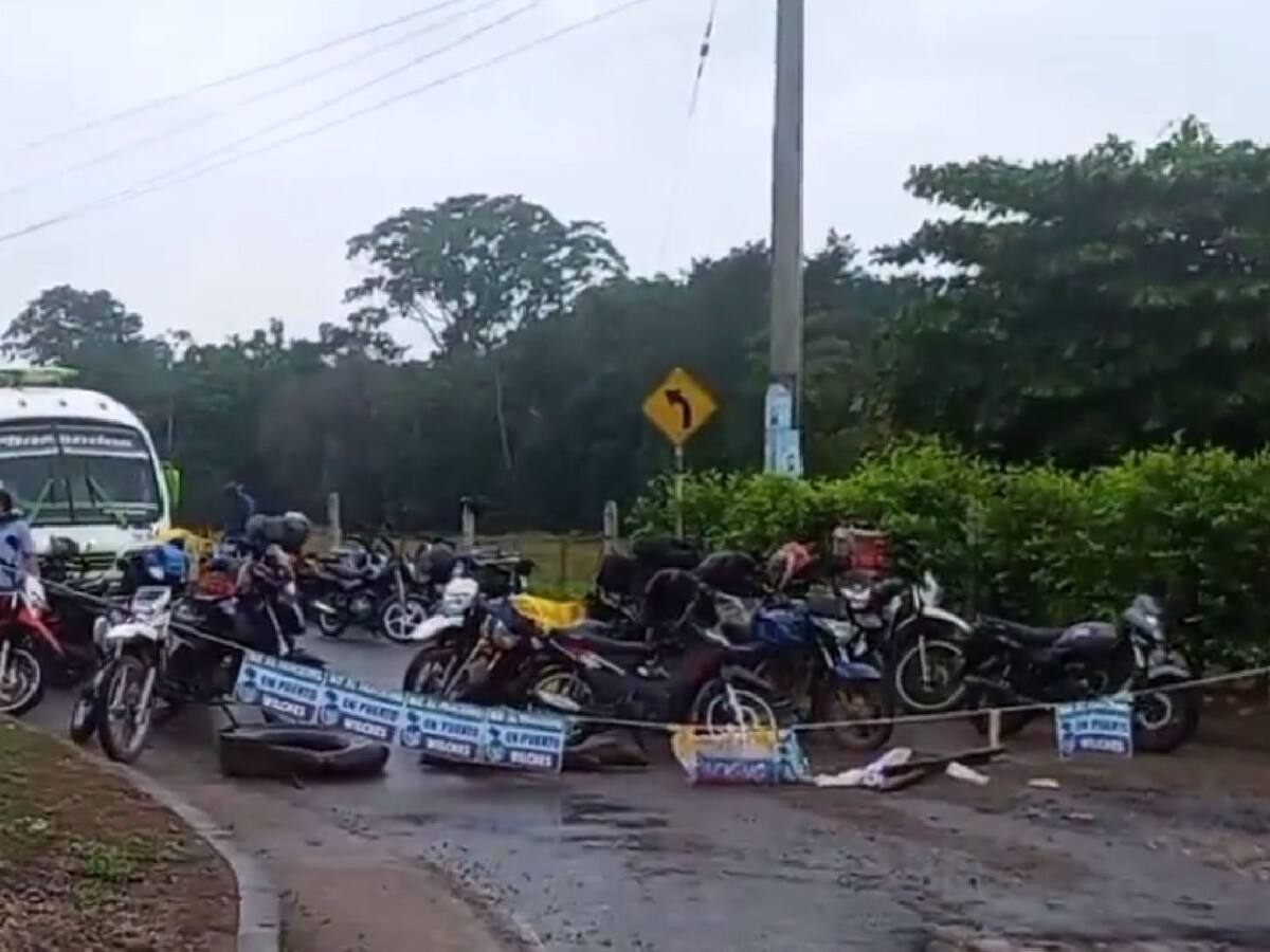 Protestas en Puerto Wilches por el piloto de fracking en Santander