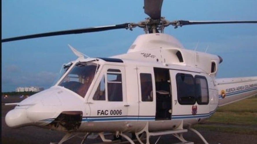 Hallazgo del helicóptero FAC 0006. Foto: Cortesía