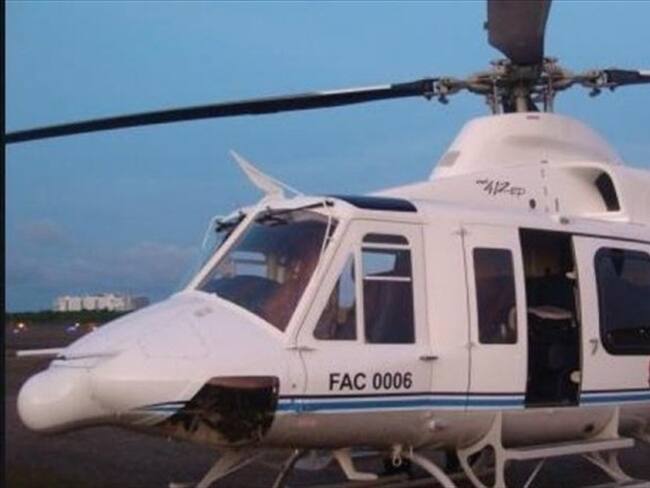 Hallazgo del helicóptero FAC 0006. Foto: Cortesía