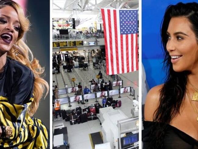 La cuenta de Instagram de la Administración de Seguridad en el Transporte de EE.UU. es un éxito solo superado por Rihanna (izda), National Geographic y Kim Kardashian. Foto: BBC/GETTY/REUTERS