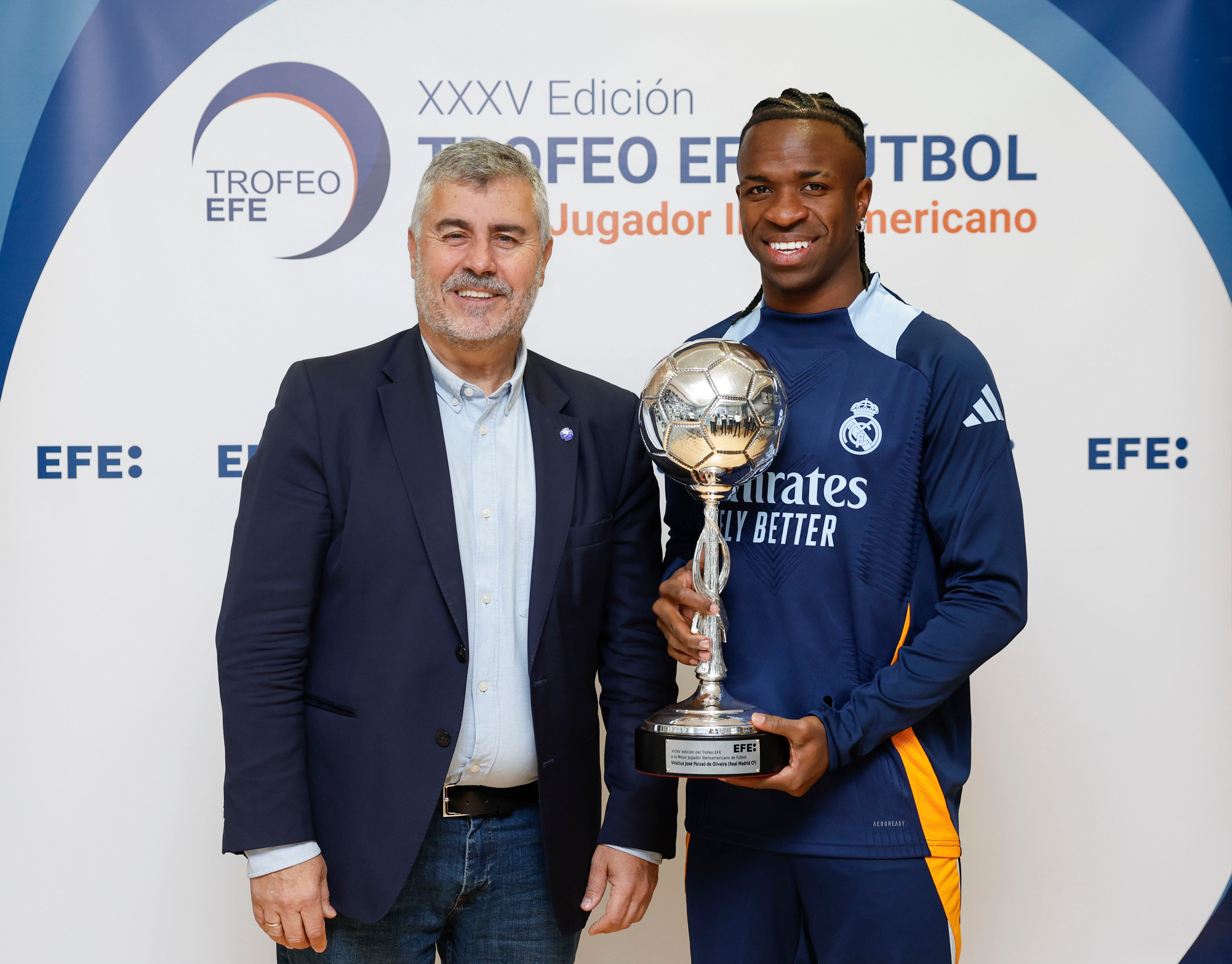 El delantero brasileño del Real Madrid Vinicius jr. FOTO: EFE