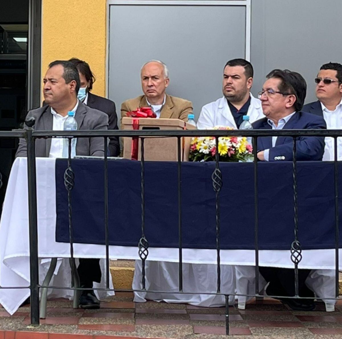 Visita del ministro de Salud, Fernando Ruiz, a Manizales. Crédito: W Radio.