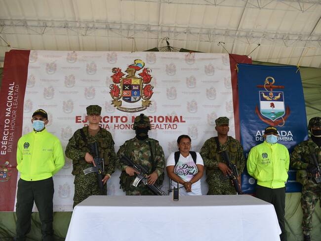 Ejército capturó a mujer cabecilla del Clan del Golfo en Unguía, Chocó