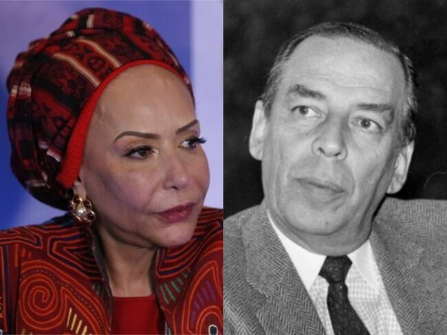 Piedad Córdoba y Álvaro Gómez Hurtado. Foto: Colprensa - Camila Díaz / Archivo Colprensa