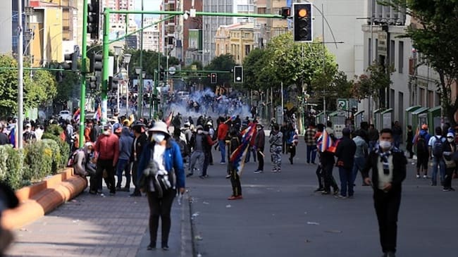 ONU sitúa en 17 las personas muertas durante las manifestaciones en Bolivia. Foto: Getty Images