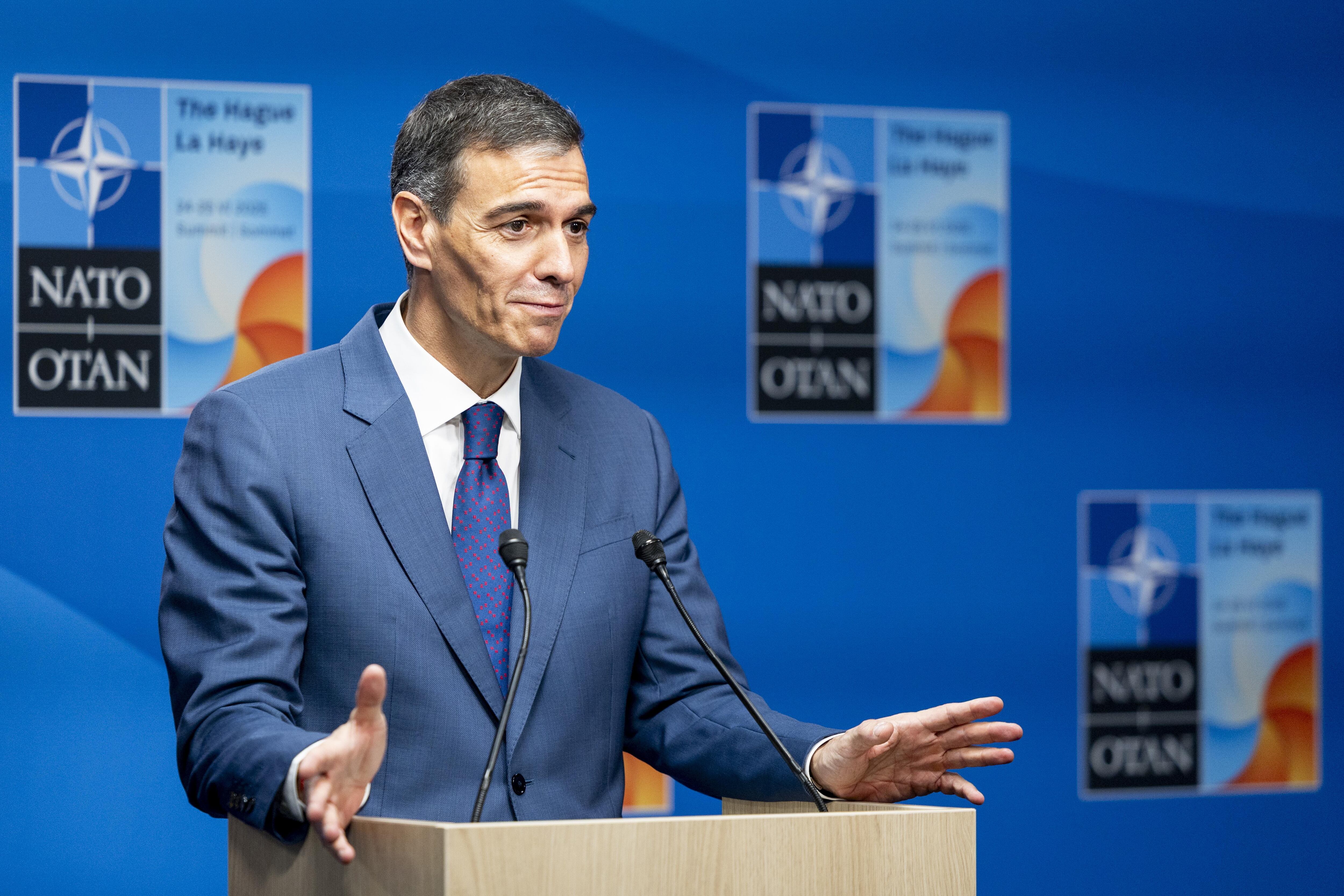 Presidente del Gobierno español, Pedro Sánchez. FOTO: EFE/EPA/KOEN VAN WEEL