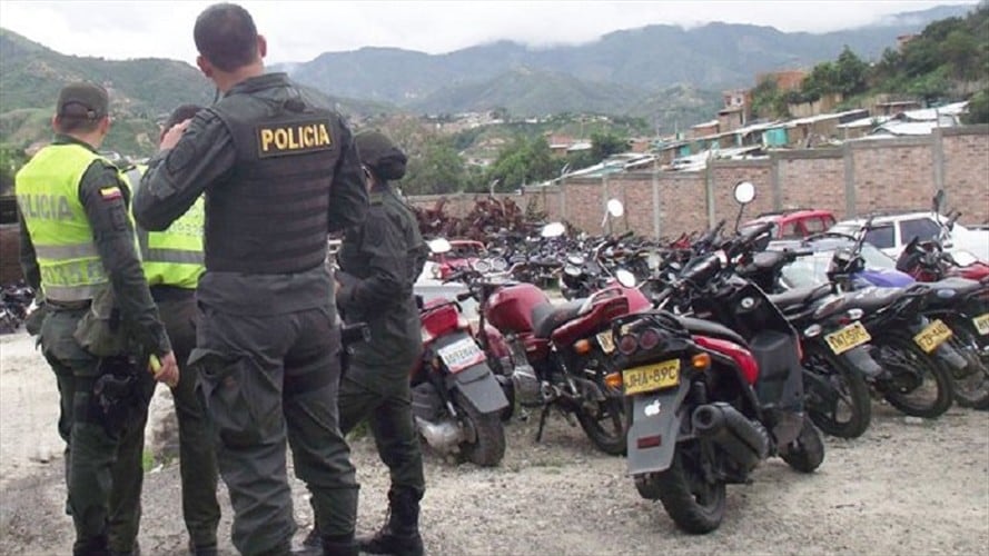 Desarticulan banda dedicada al hurto de motocicletas en los patios de tránsito en Santa Marta. Imagen de referencia. Foto: Colprensa