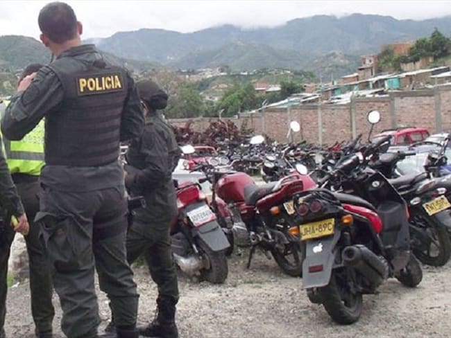 Desarticulan banda dedicada al hurto de motocicletas en los patios de tránsito en Santa Marta. Imagen de referencia. Foto: Colprensa