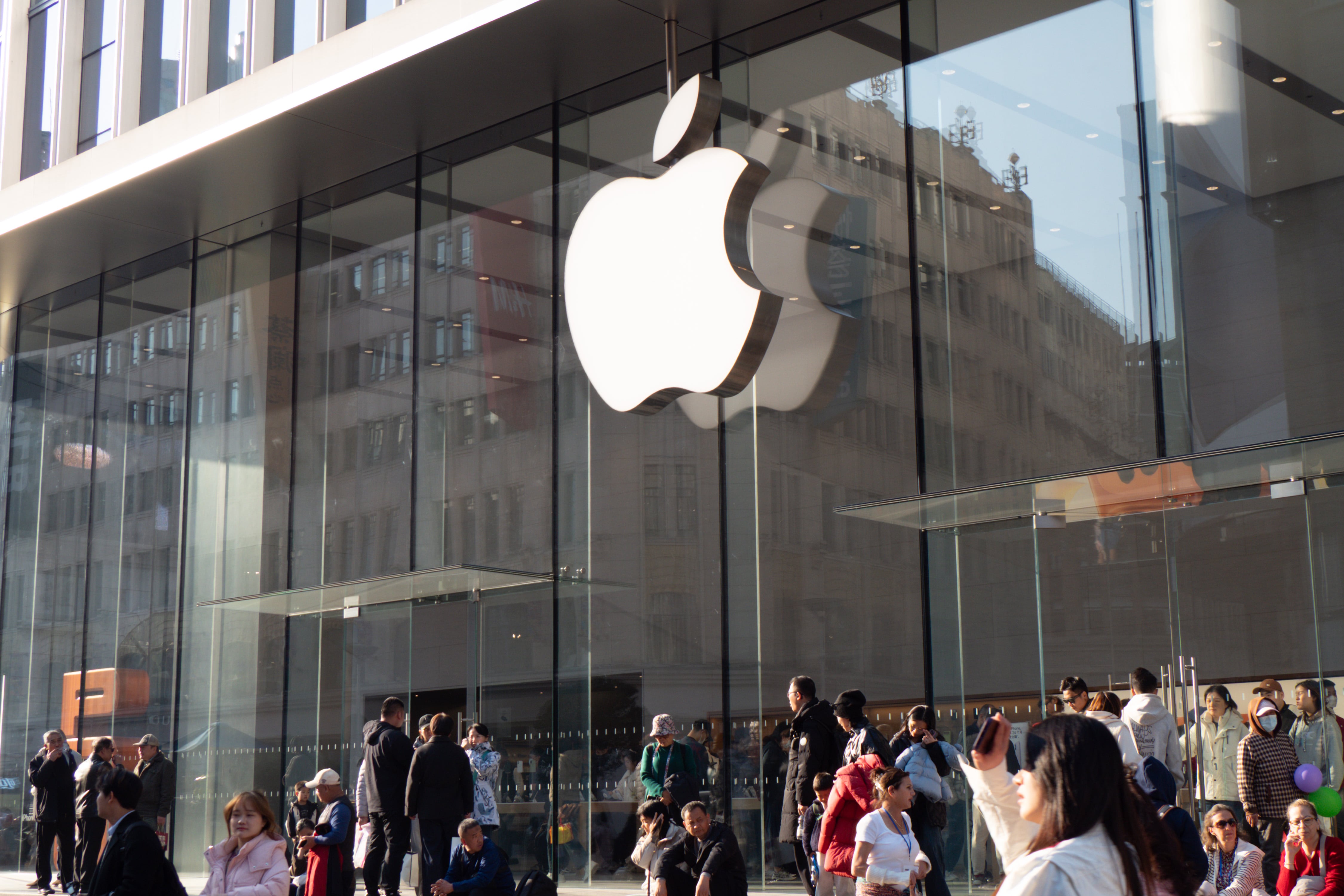 Tienda de Apple en Shangai, China. FOTO: CFOTO/Future Publishing via Getty Images