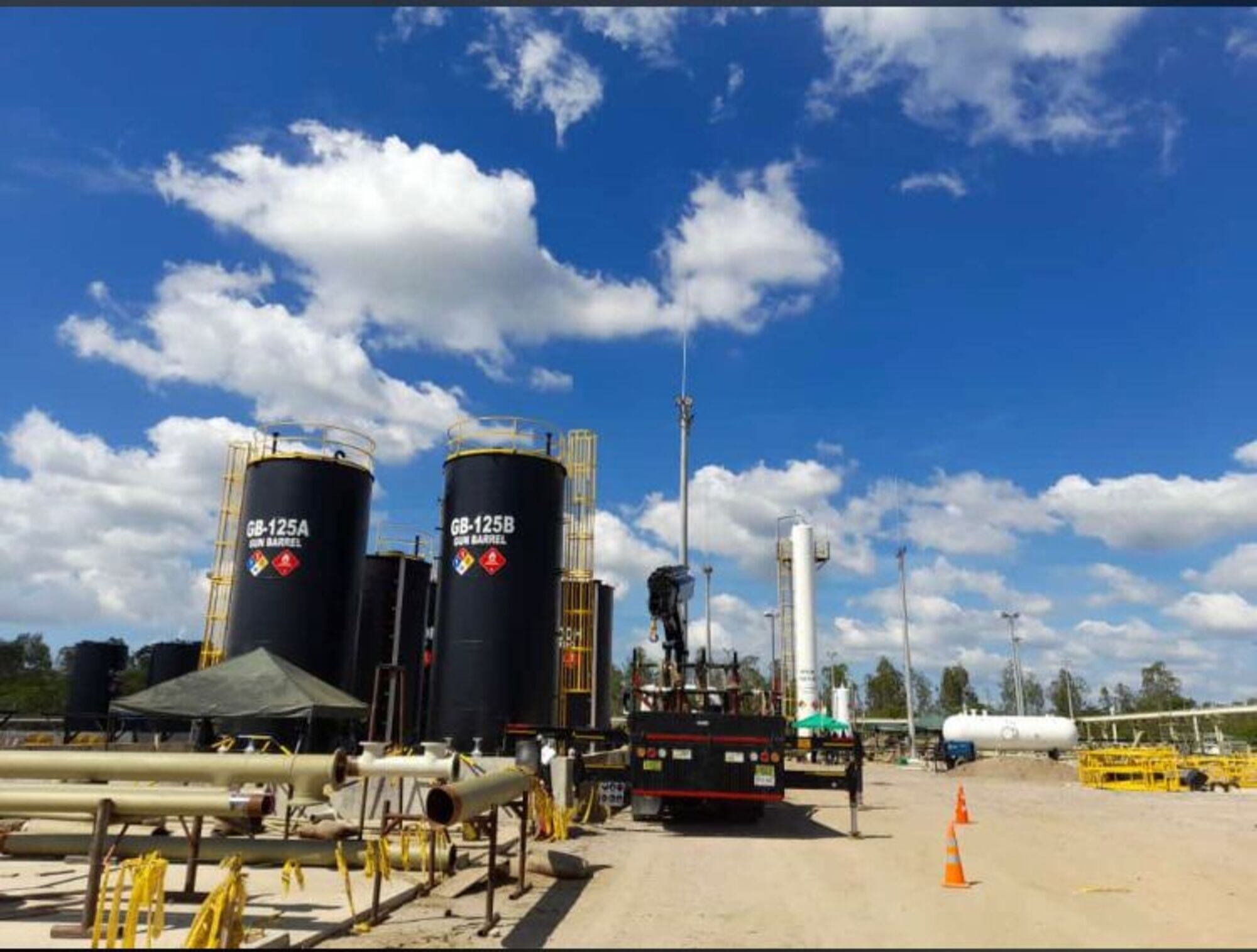 Extracción de petróleo en Plato. Foto: Alcaldía de Plato