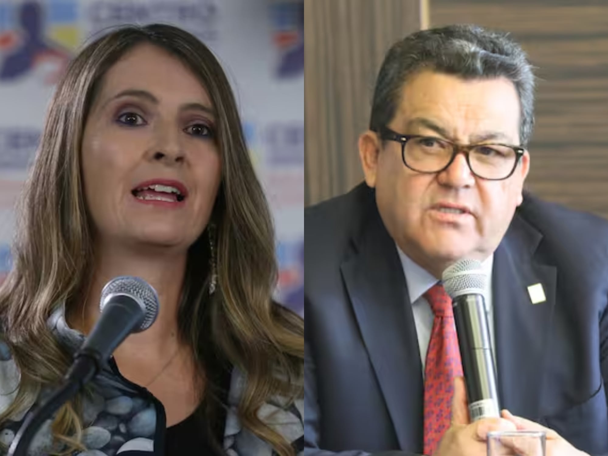 Paloma Valencia y Jaime Dussán