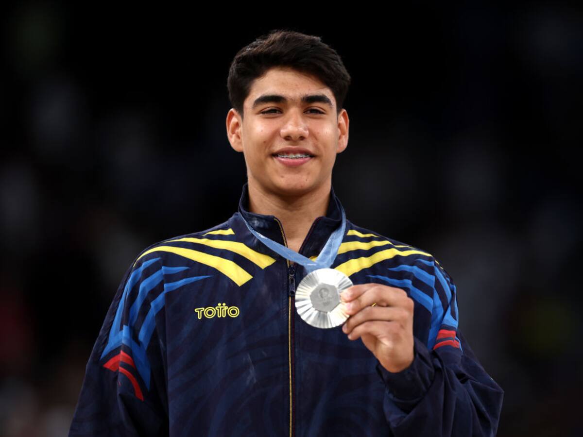 ¡ORGULLO! Ángel Barajas ganó plata en barra fija: primera de Colombia en JJ. OO. 2024
