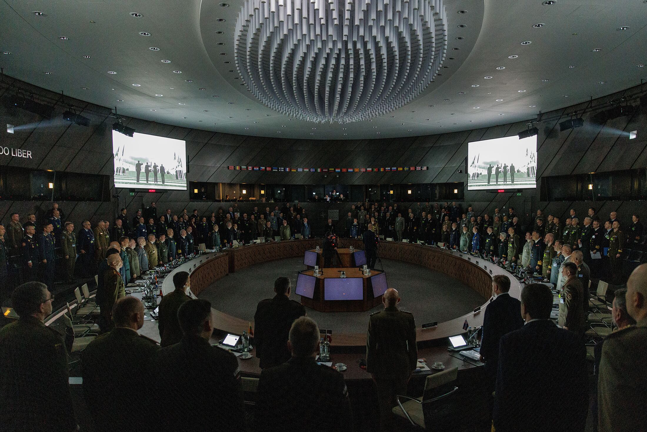 Reunión de la OTAN. FOTO: NATO / POOL/Anadolu vía Getty Images