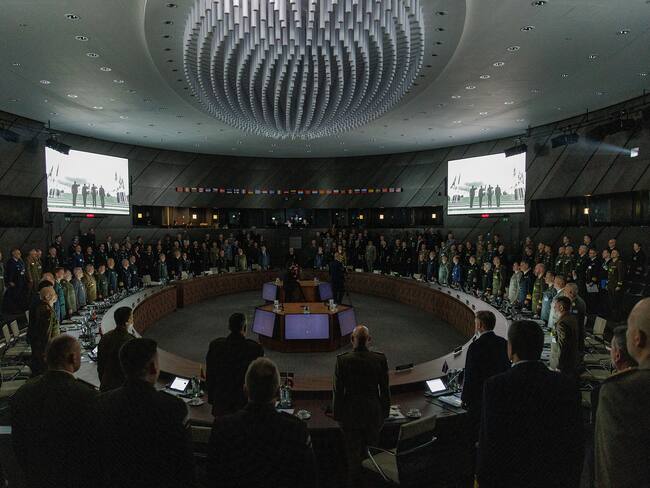 Reunión de la OTAN. FOTO: NATO / POOL/Anadolu vía Getty Images