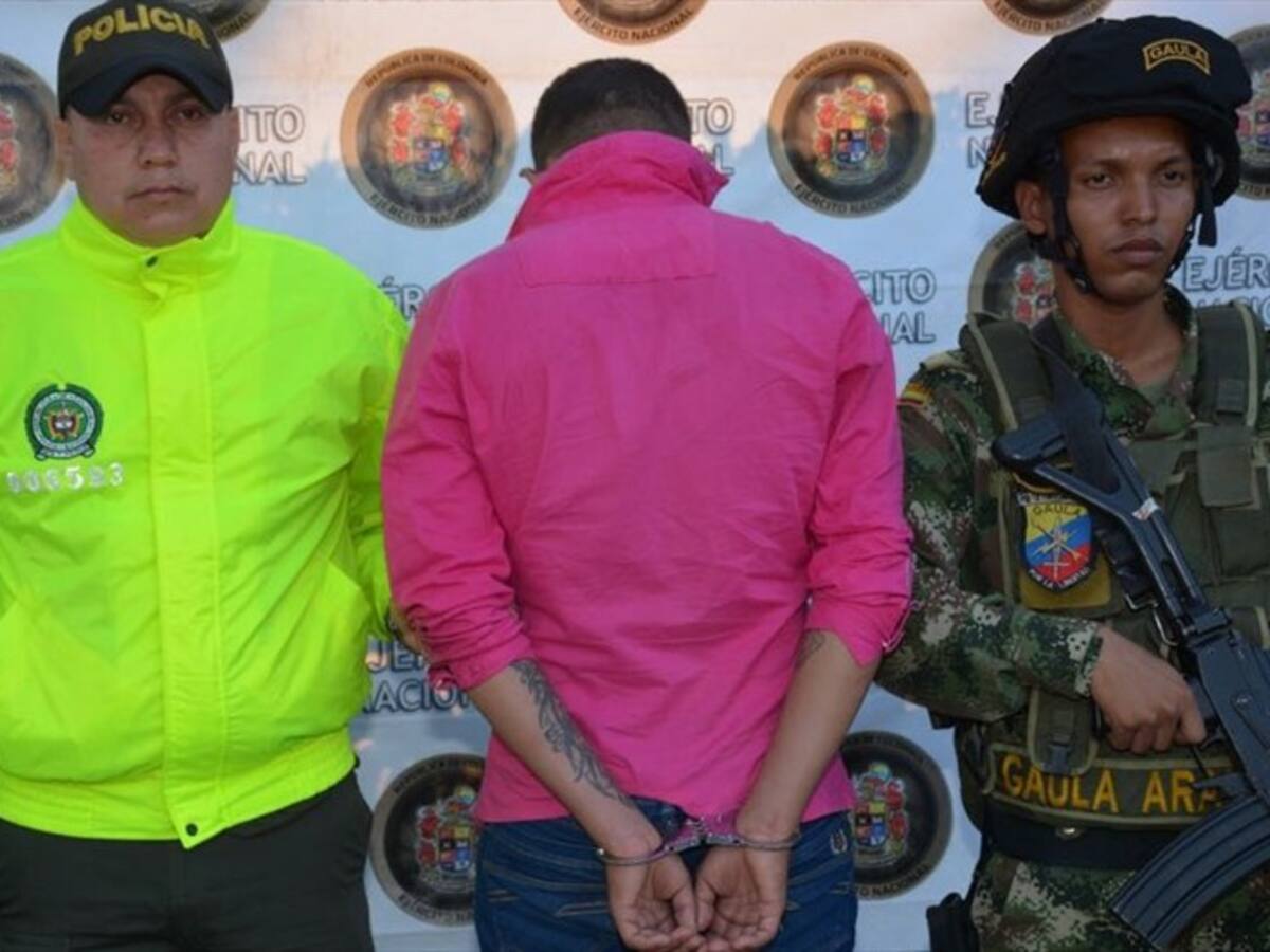 Capturado sicario del Eln