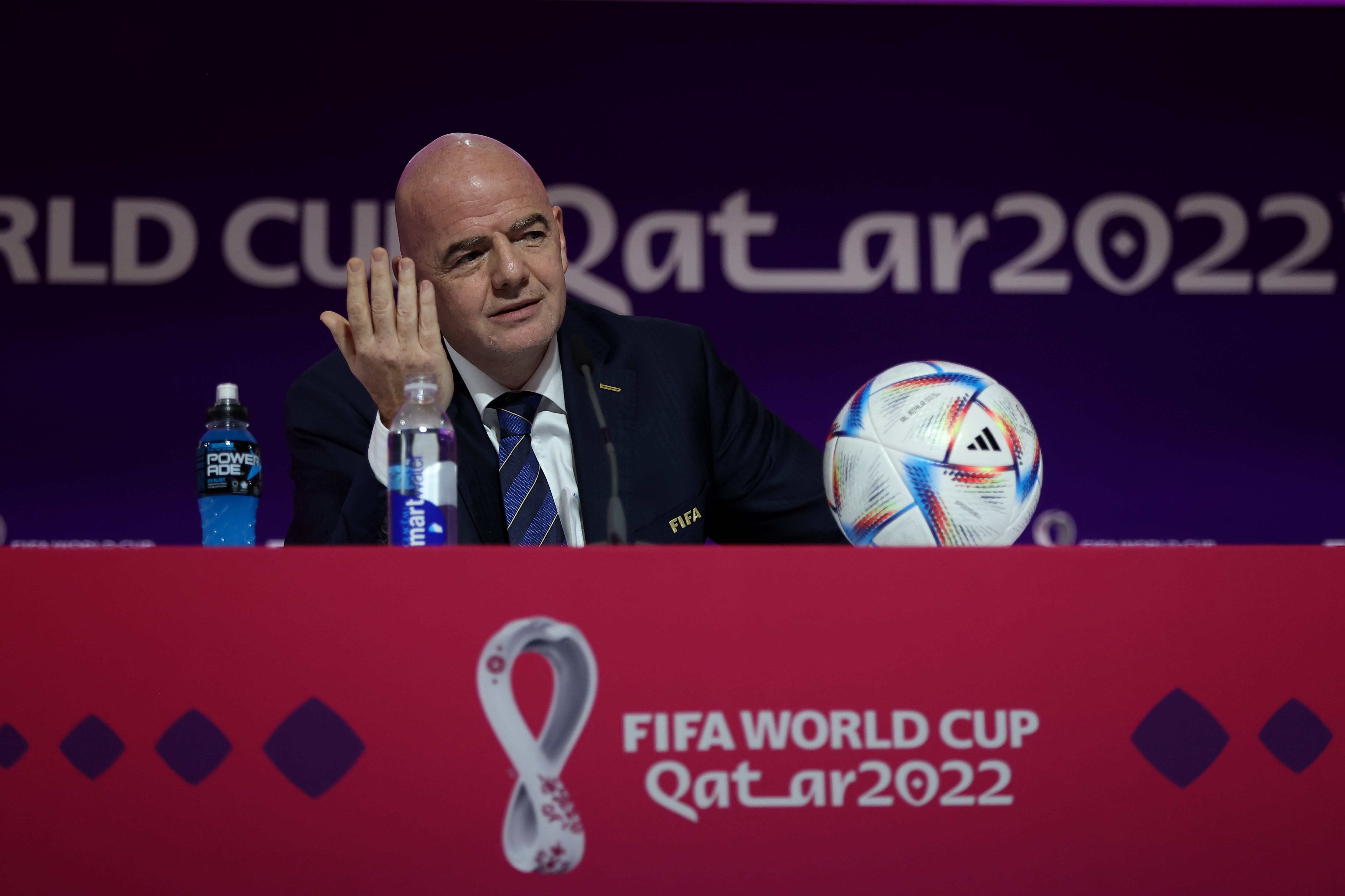Gianni Infantino. (Photo by Christopher Lee/Getty Images)