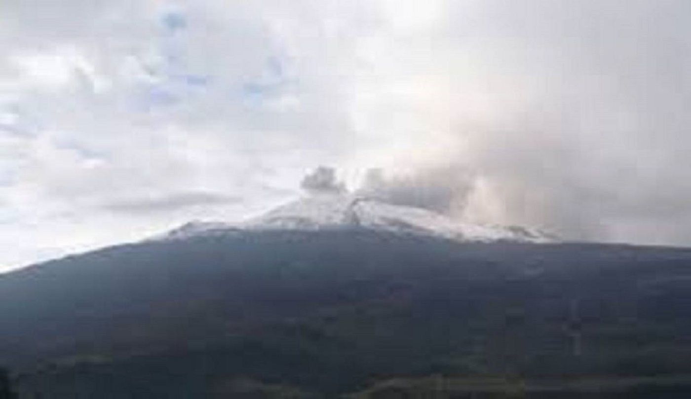 Situación con el Volcán Nevado del Ruiz. Crédito: Colprensa.