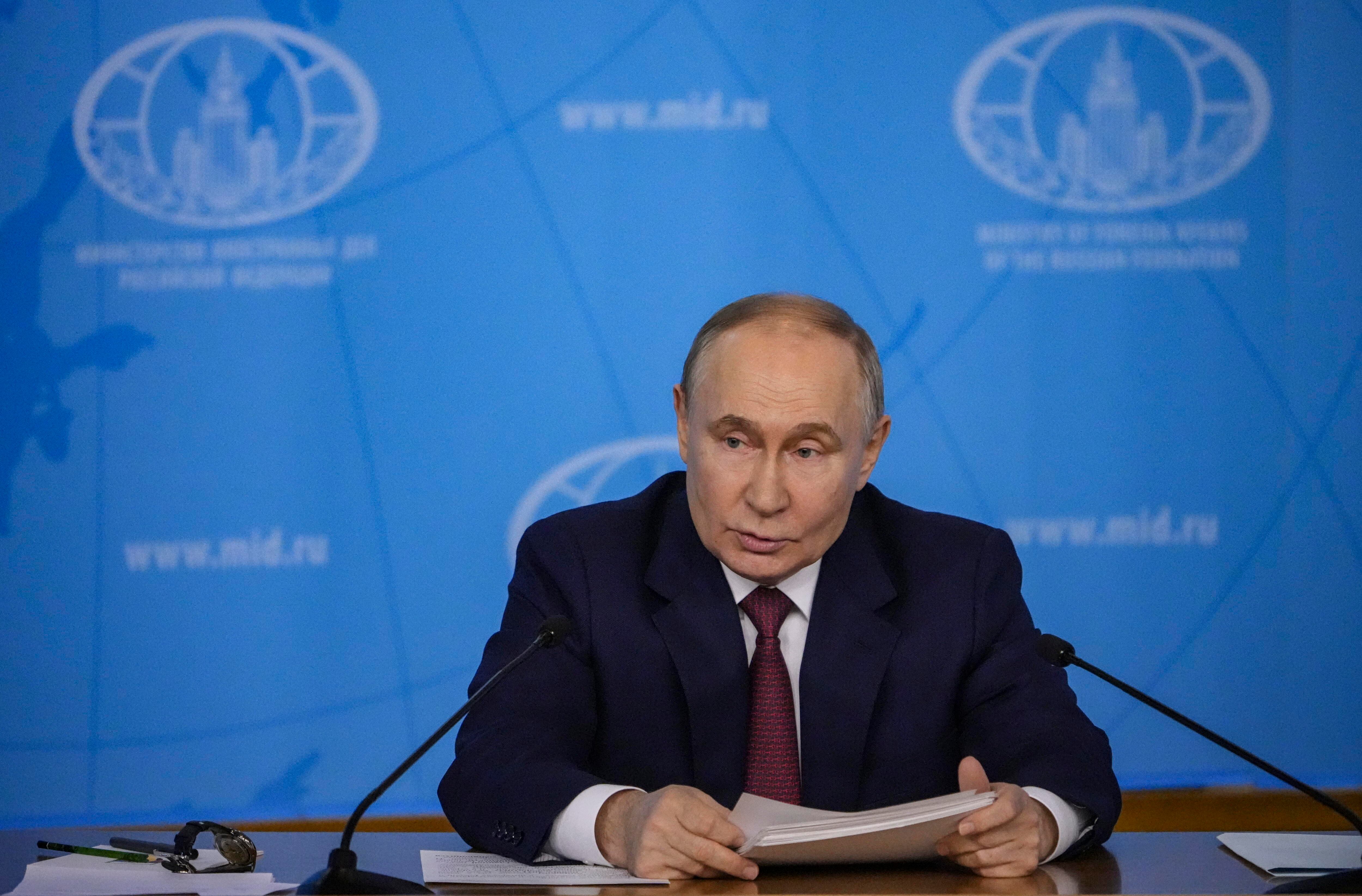 Vladirmir Putin, presidente ruso. Foto: EFE/EPA/STRINGER