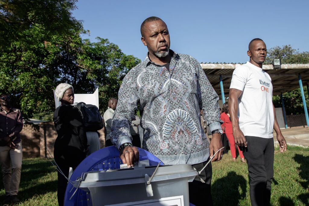Vicepresidente de Malaui Saulos Klaus Chilima. Foto: GIANLUIGI GUERCIA/AFP via Getty Images