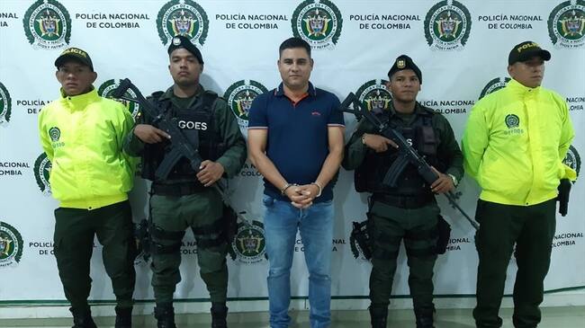 La captura de Cuarenteno es un golpe al corazón del Clan del Golfo: Policía. Foto: Cortesía