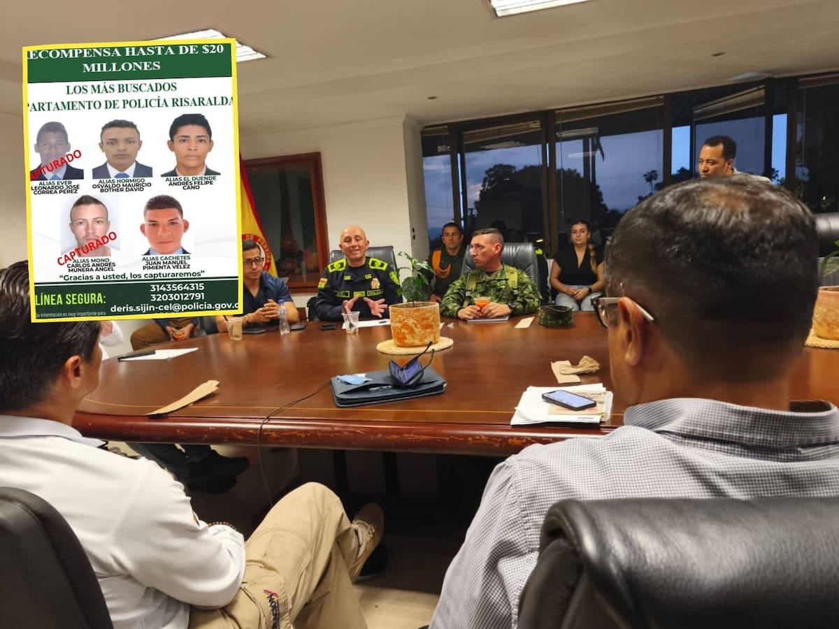 Aumenta la bolsa de recompensas en Risaralda para seguir afectando las organizaciones criminales
