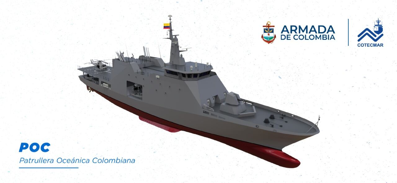Buque Armada de Colombia. Foto Cortesía Armada Nacional