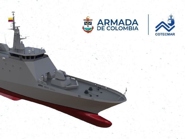 Buque Armada de Colombia. Foto Cortesía Armada Nacional