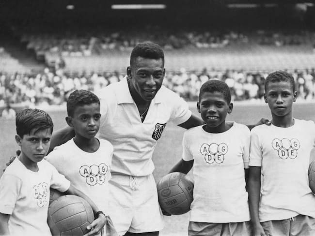 Pele en Santos (Photo by Pictorial Parade/Archive Photos/Getty Images)