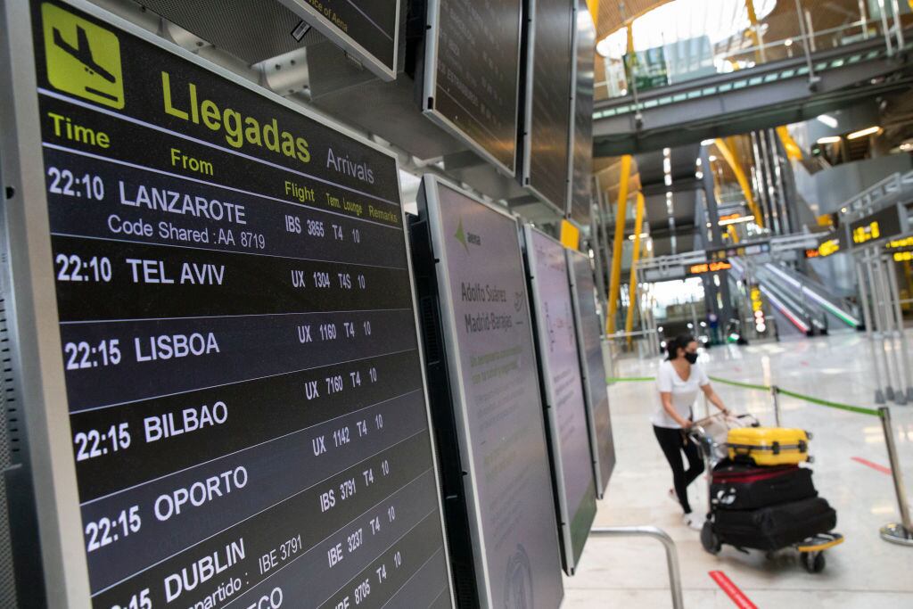 Aeropuerto Adolfo Suárez Madrid -Barajas. Foto: Pablo Blazquez Dominguez / Getty Images