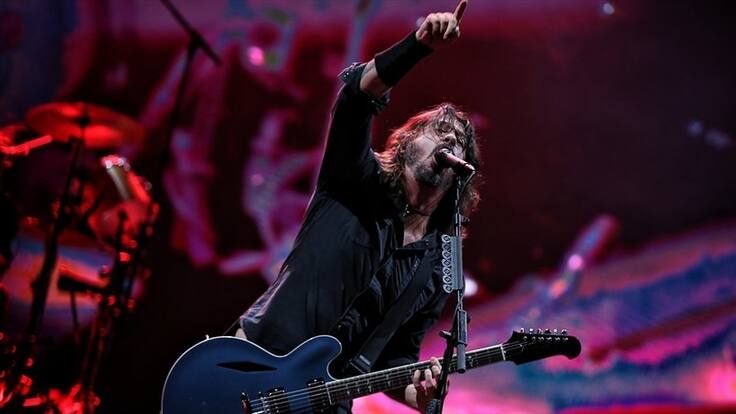 Foo Fighters estremecieron a Bogotá en una noche llena de rock n’ roll junto a Tenacious D y Weezer. Foto: Colprensa