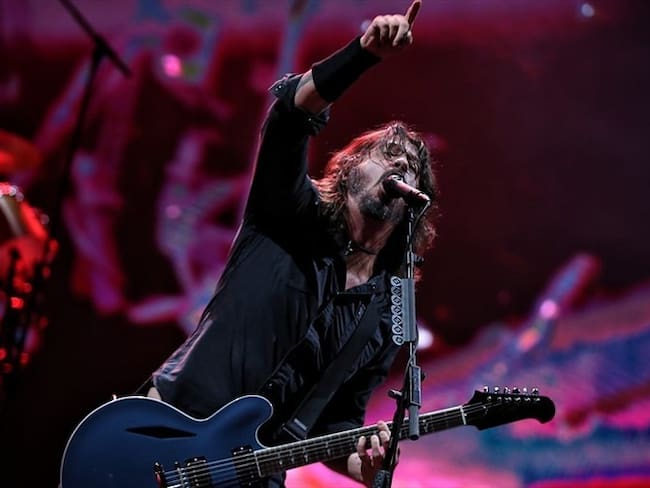 Foo Fighters estremecieron a Bogotá en una noche llena de rock n’ roll junto a Tenacious D y Weezer. Foto: Colprensa