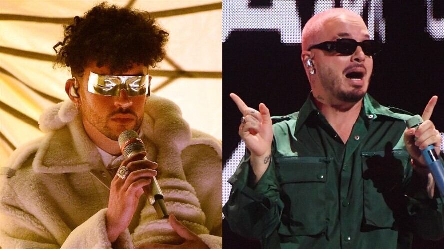 Bad Bunny asegura que no nominaría "Agua" de J Balvin a los Latin Grammy. Foto: Getty Images