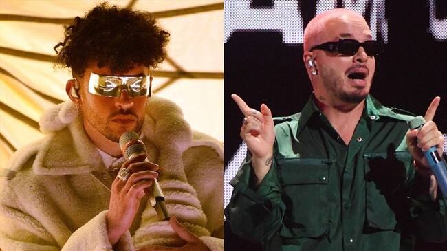 Bad Bunny asegura que no nominaría "Agua" de J Balvin a los Latin Grammy. Foto: Getty Images